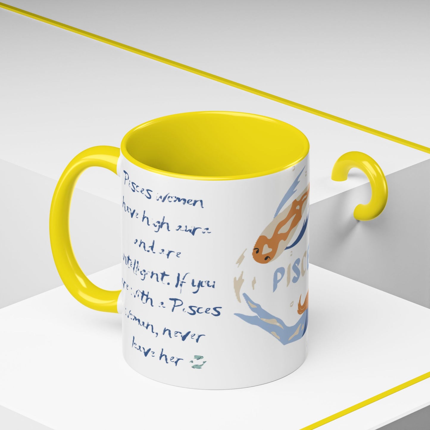 Pisces-Accent Coffee Mug (11oz)