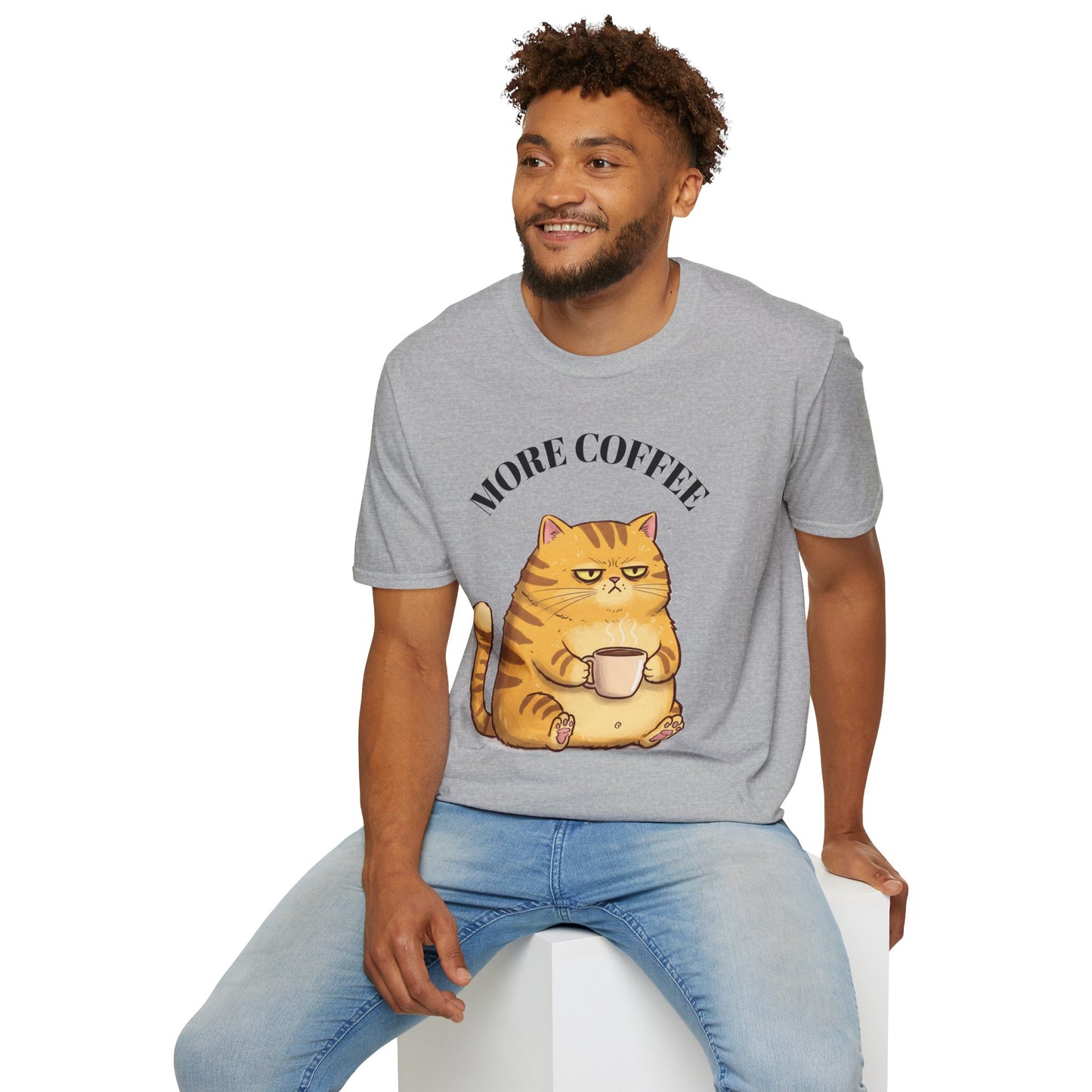 More Coffee-Unisex Softstyle T-Shirt