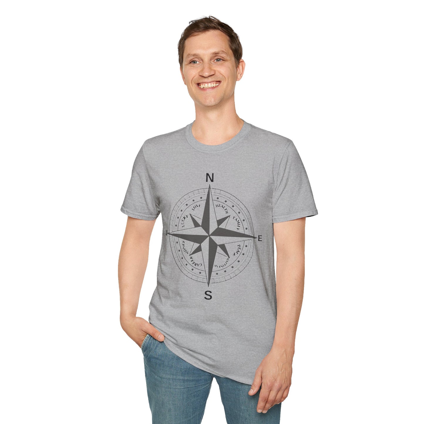 Choose Your Direction-Unisex Softstyle T-Shirt