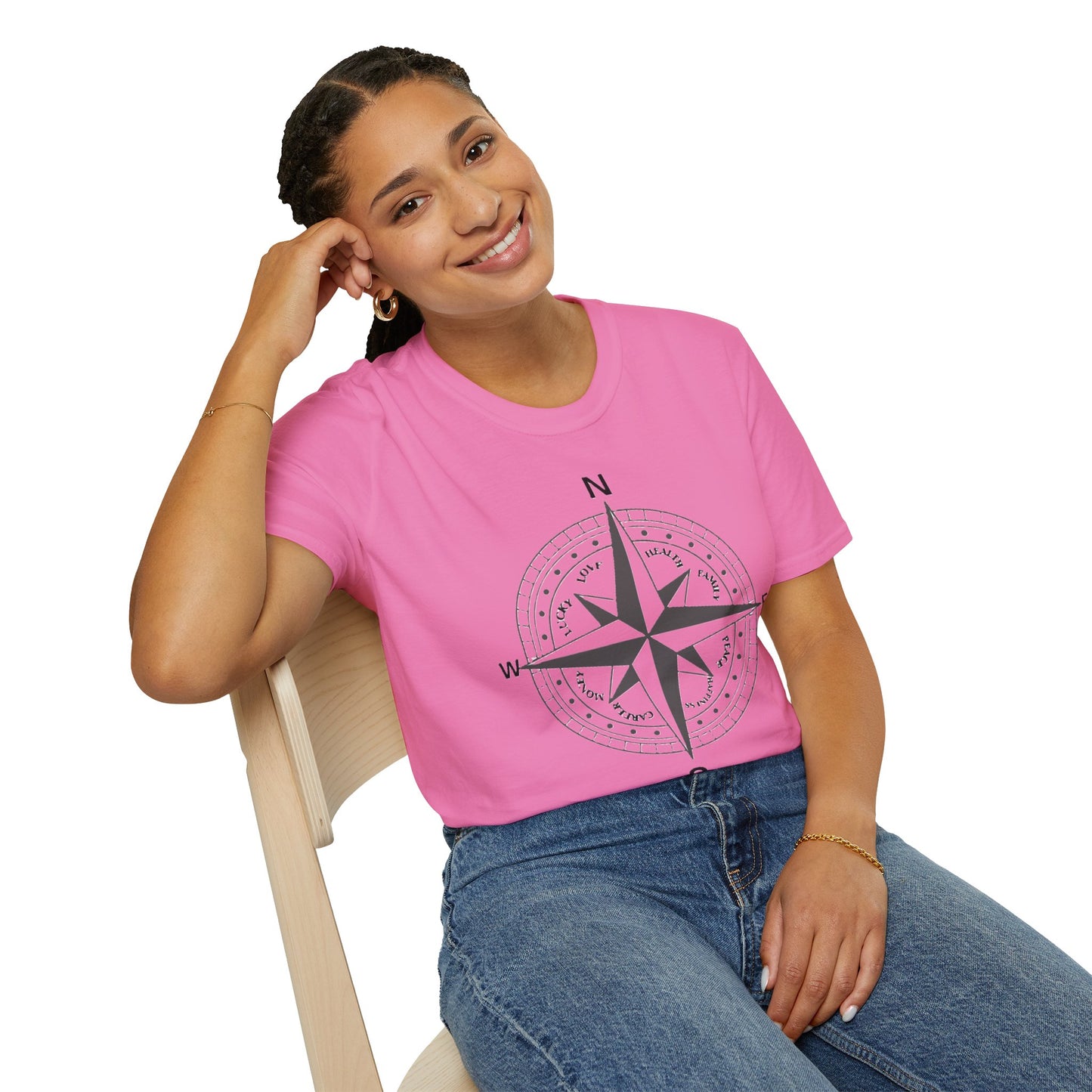 Choose Your Direction-Unisex Softstyle T-Shirt