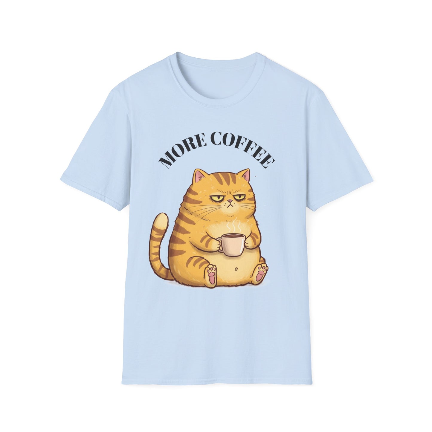 More Coffee-Unisex Softstyle T-Shirt