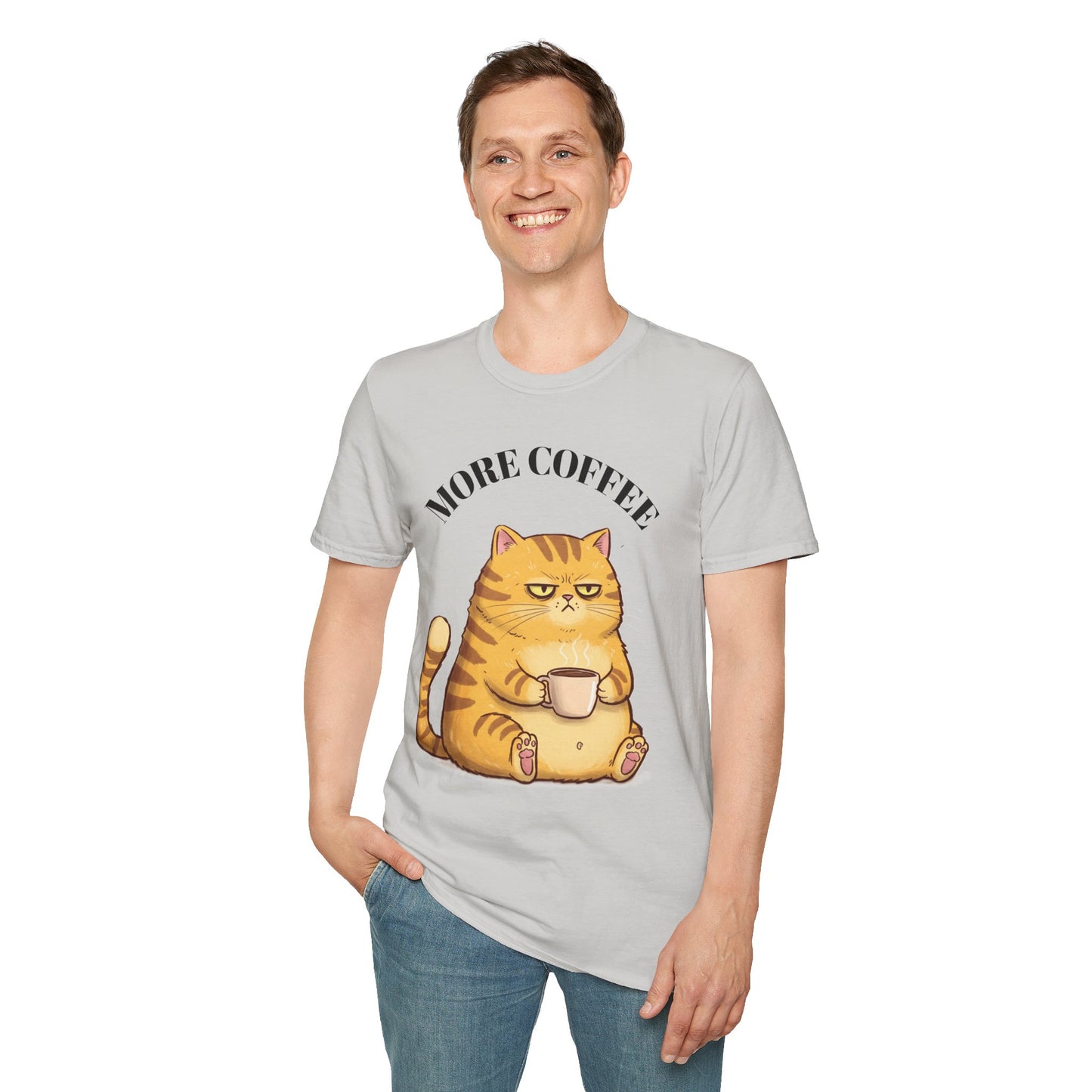 More Coffee-Unisex Softstyle T-Shirt