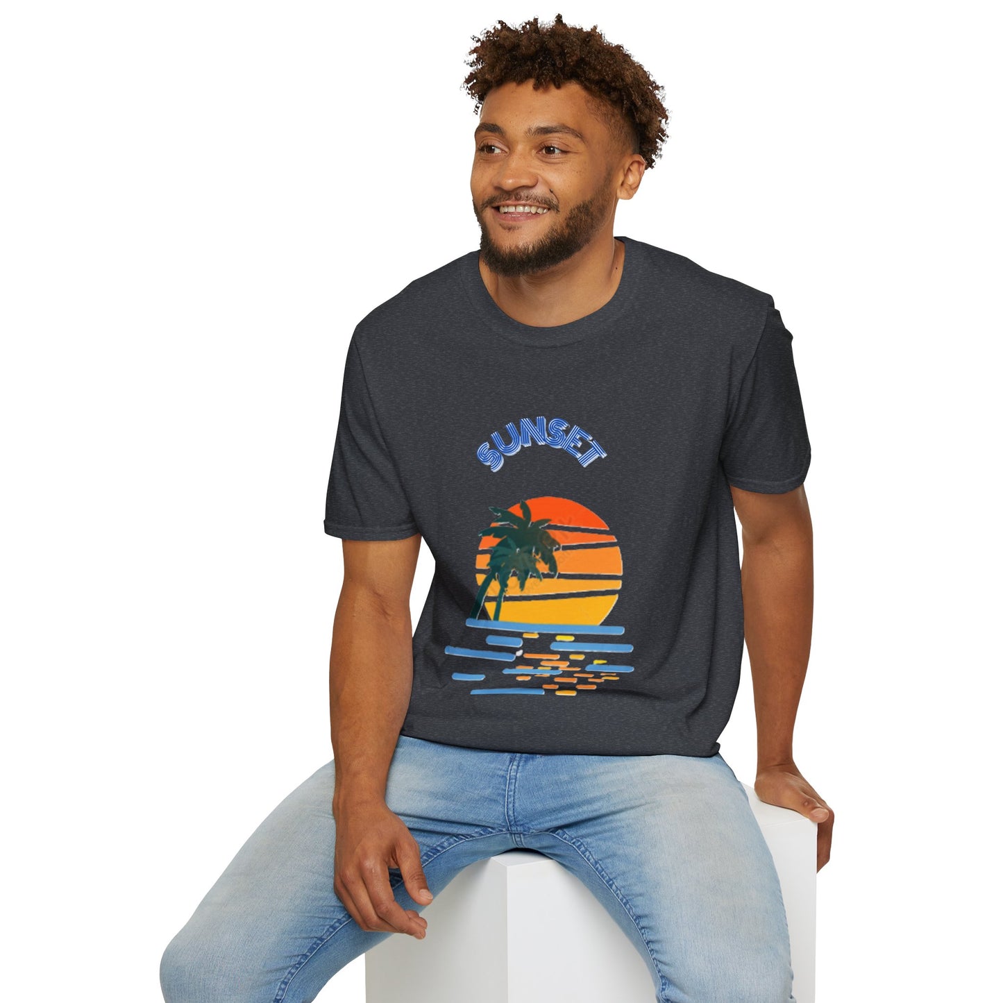 Sunset-Unisex Softstyle T-Shirt