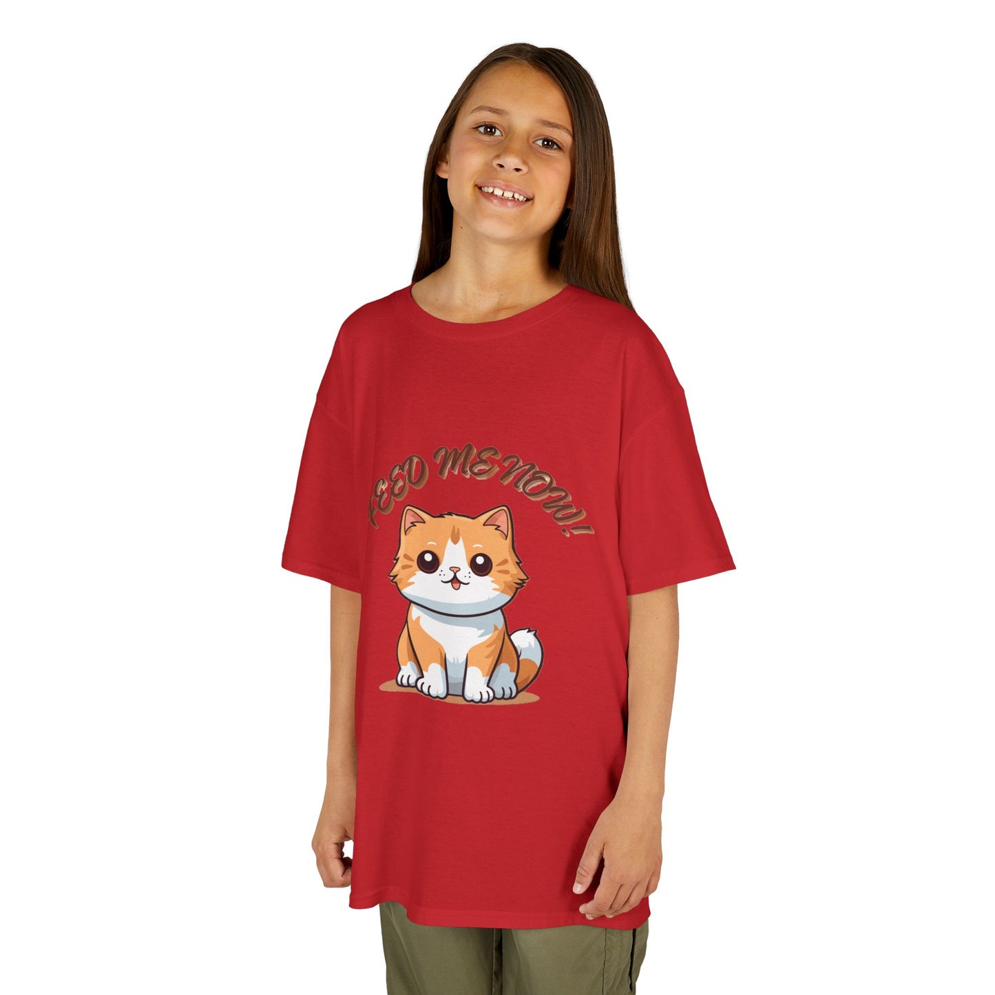 Cute Cat-Kids Heavy Cotton™ Tee