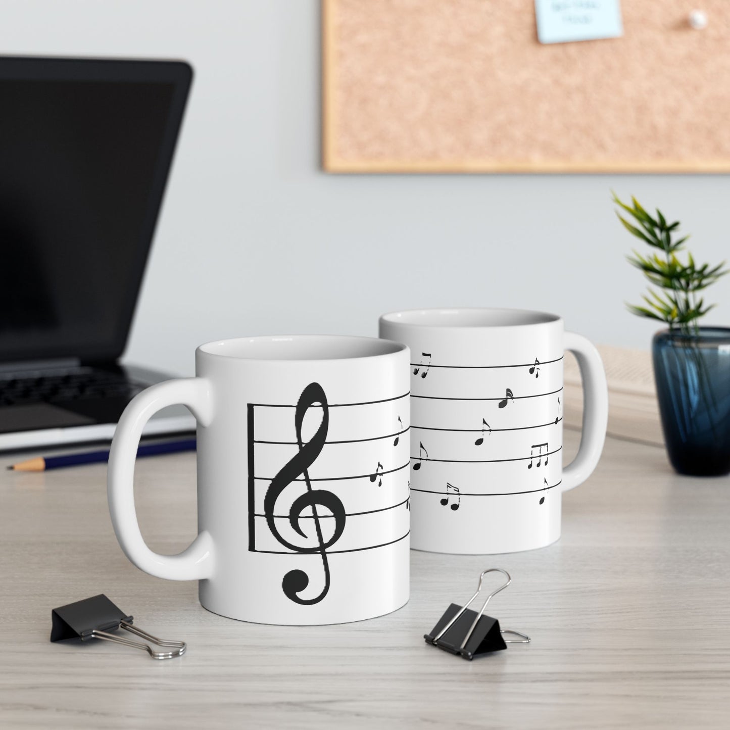 Music-Ceramic Mug, (11oz)
