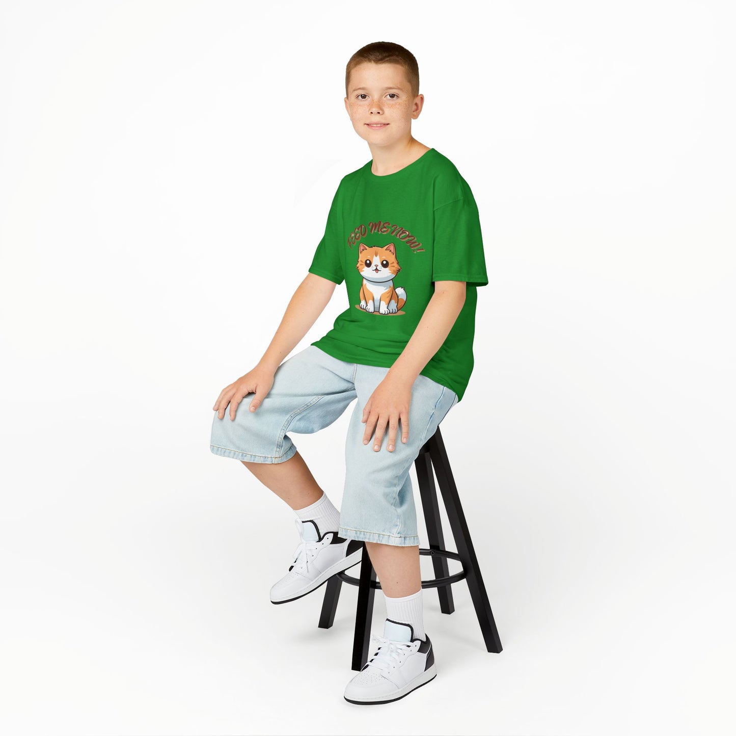 Cute Cat-Kids Heavy Cotton™ Tee