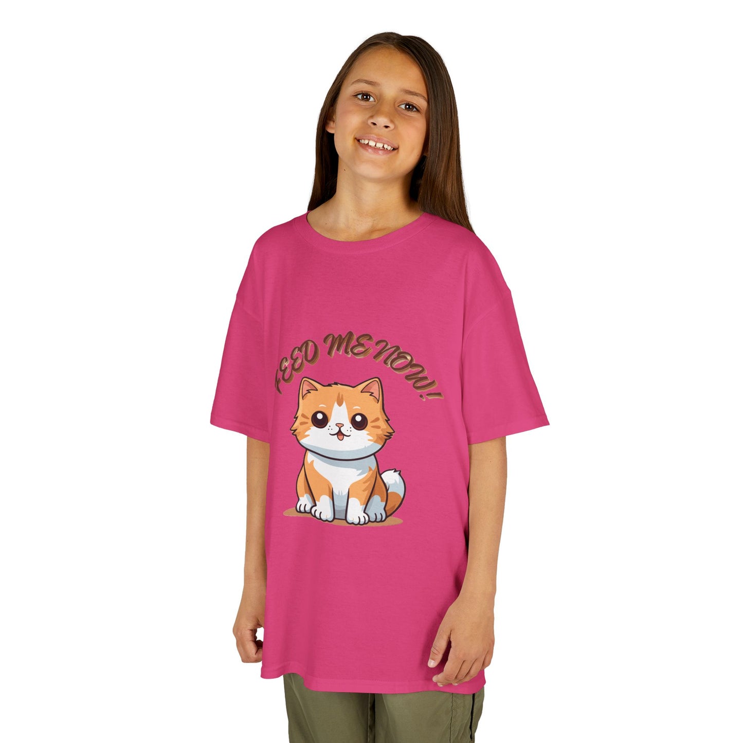 Cute Cat-Kids Heavy Cotton™ Tee