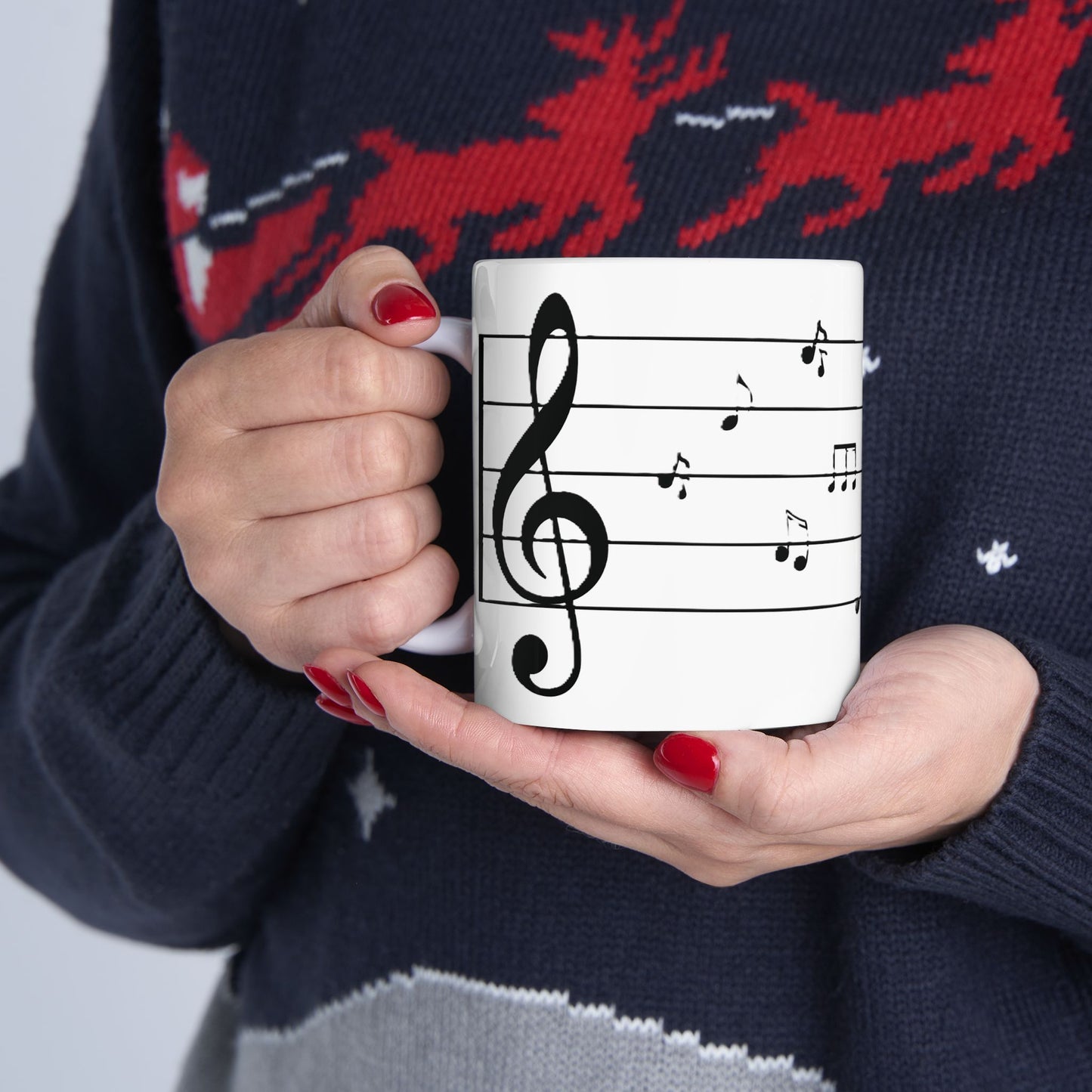 Music-Ceramic Mug, (11oz)