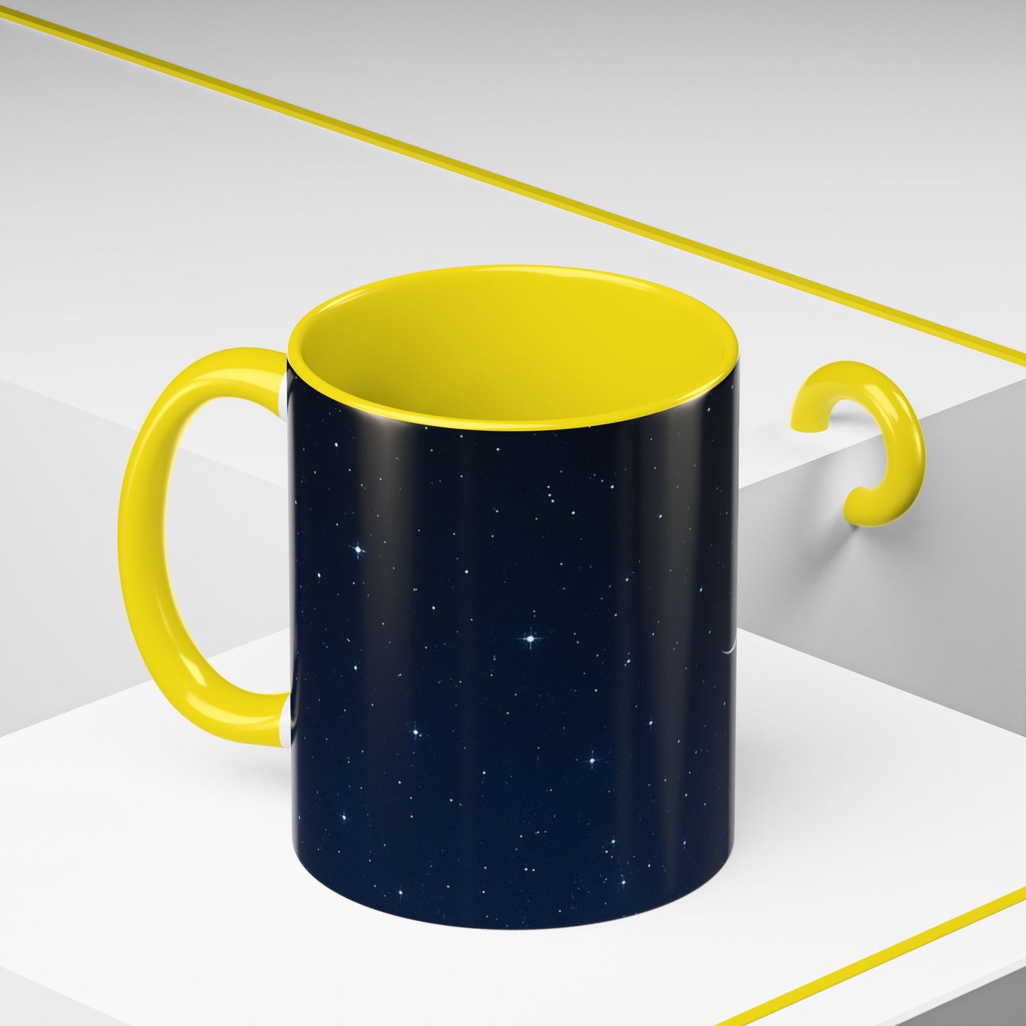 Crescent Cup-Accent Coffee Mug (11oz)