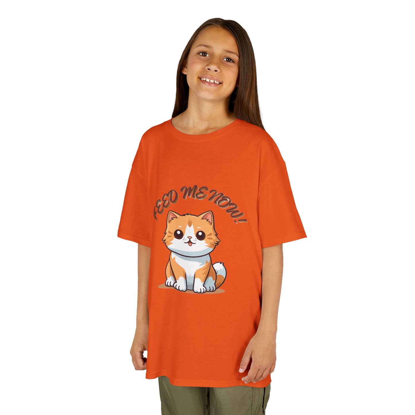Cute Cat-Kids Heavy Cotton™ Tee