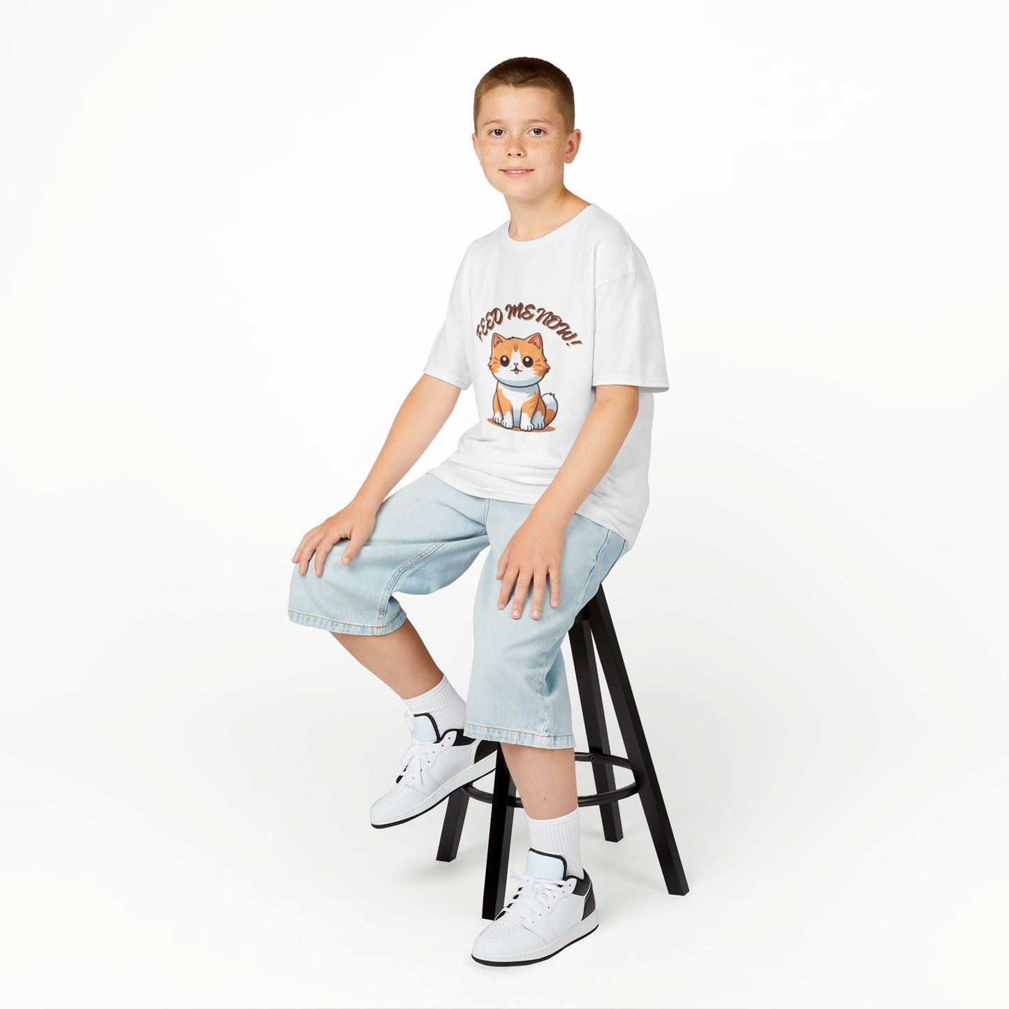 Cute Cat-Kids Heavy Cotton™ Tee