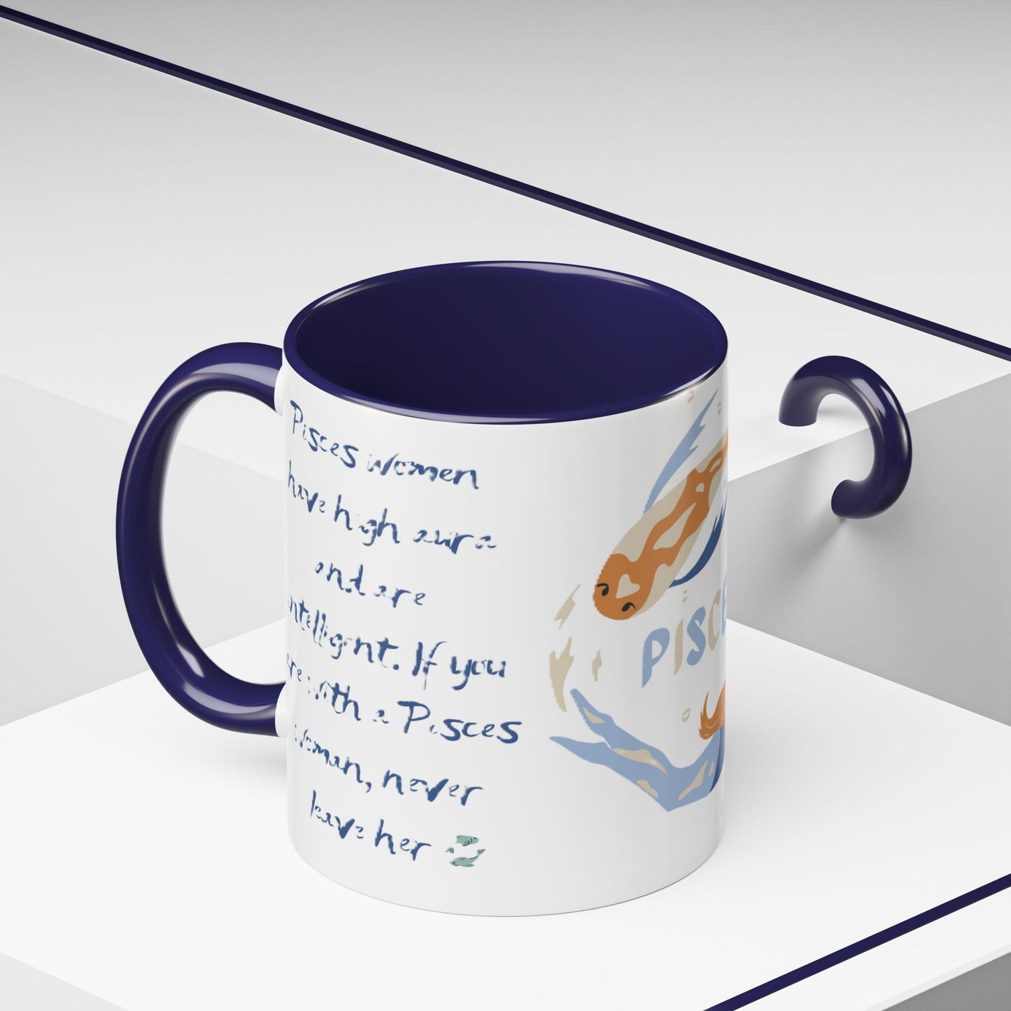Pisces-Accent Coffee Mug (11oz)