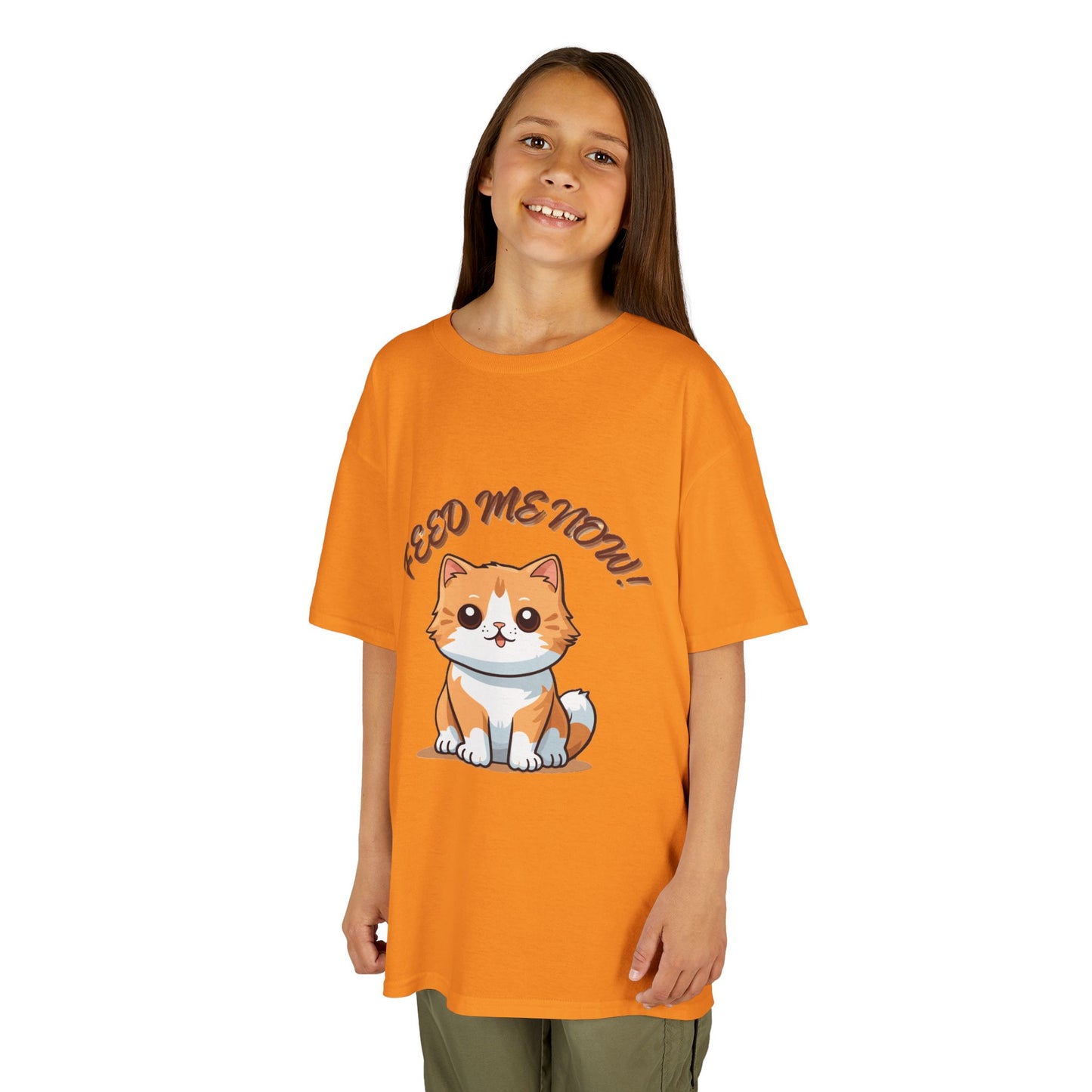 Cute Cat-Kids Heavy Cotton™ Tee