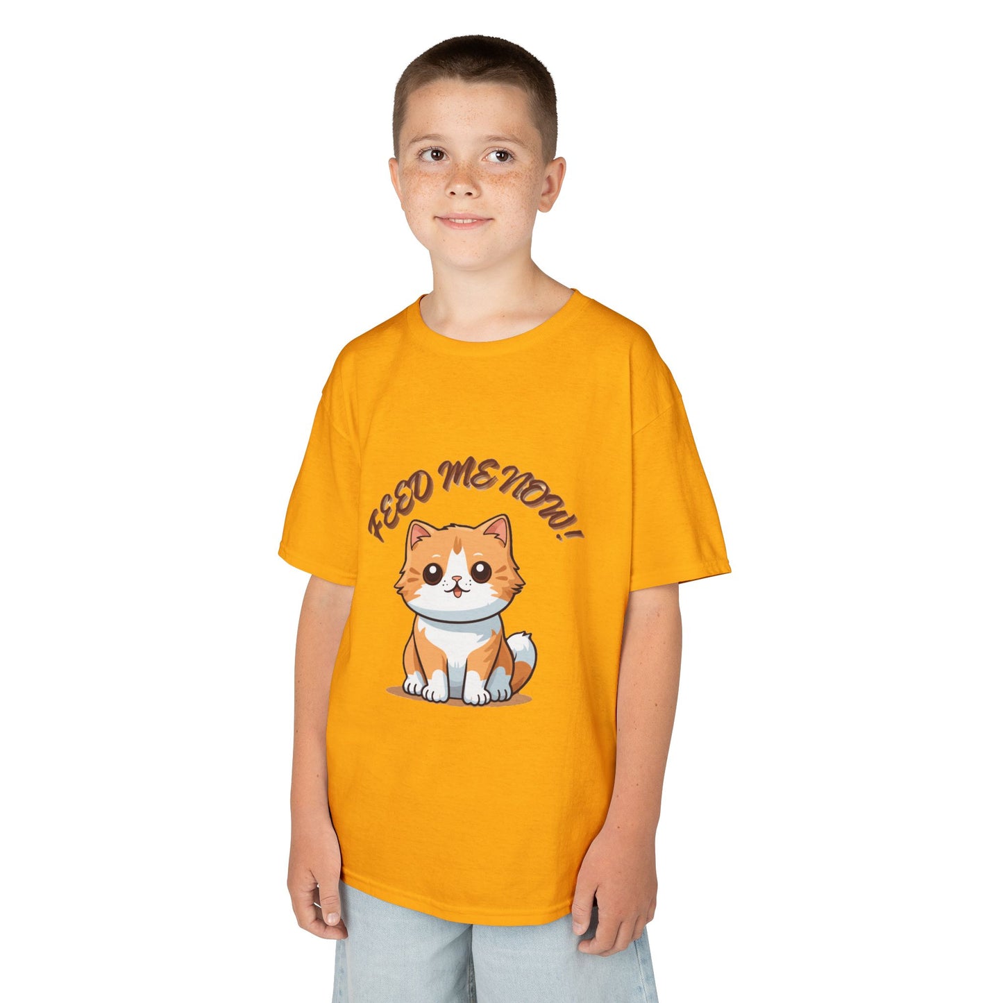 Cute Cat-Kids Heavy Cotton™ Tee