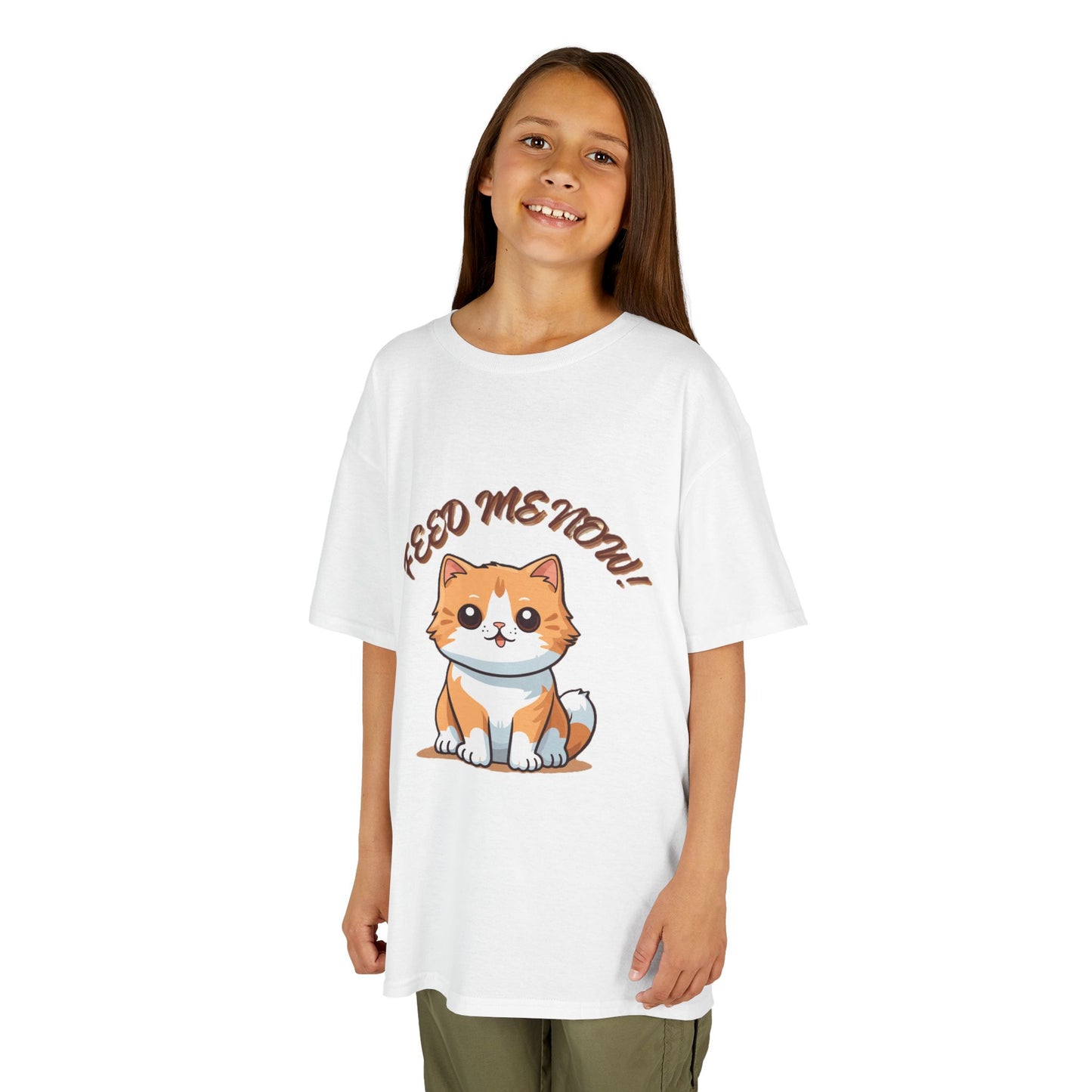 Cute Cat-Kids Heavy Cotton™ Tee