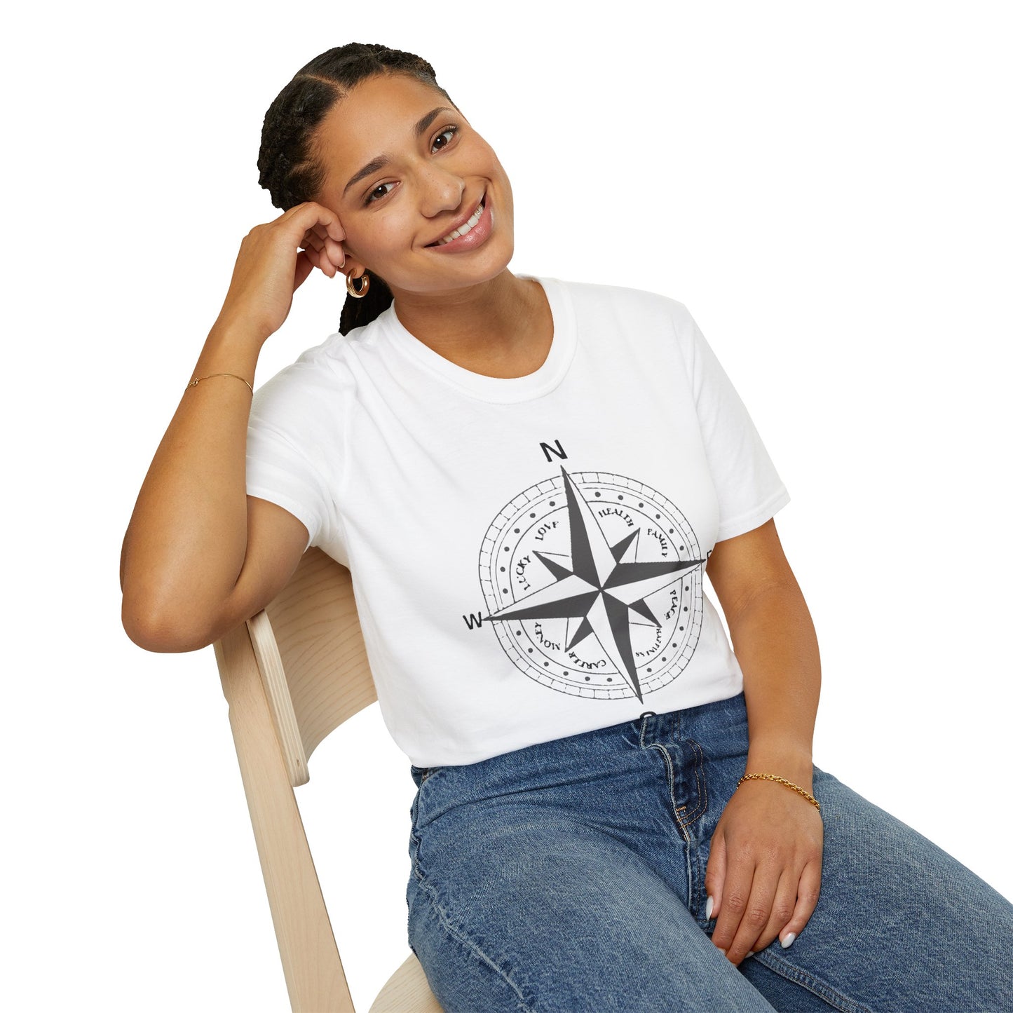 Choose Your Direction-Unisex Softstyle T-Shirt