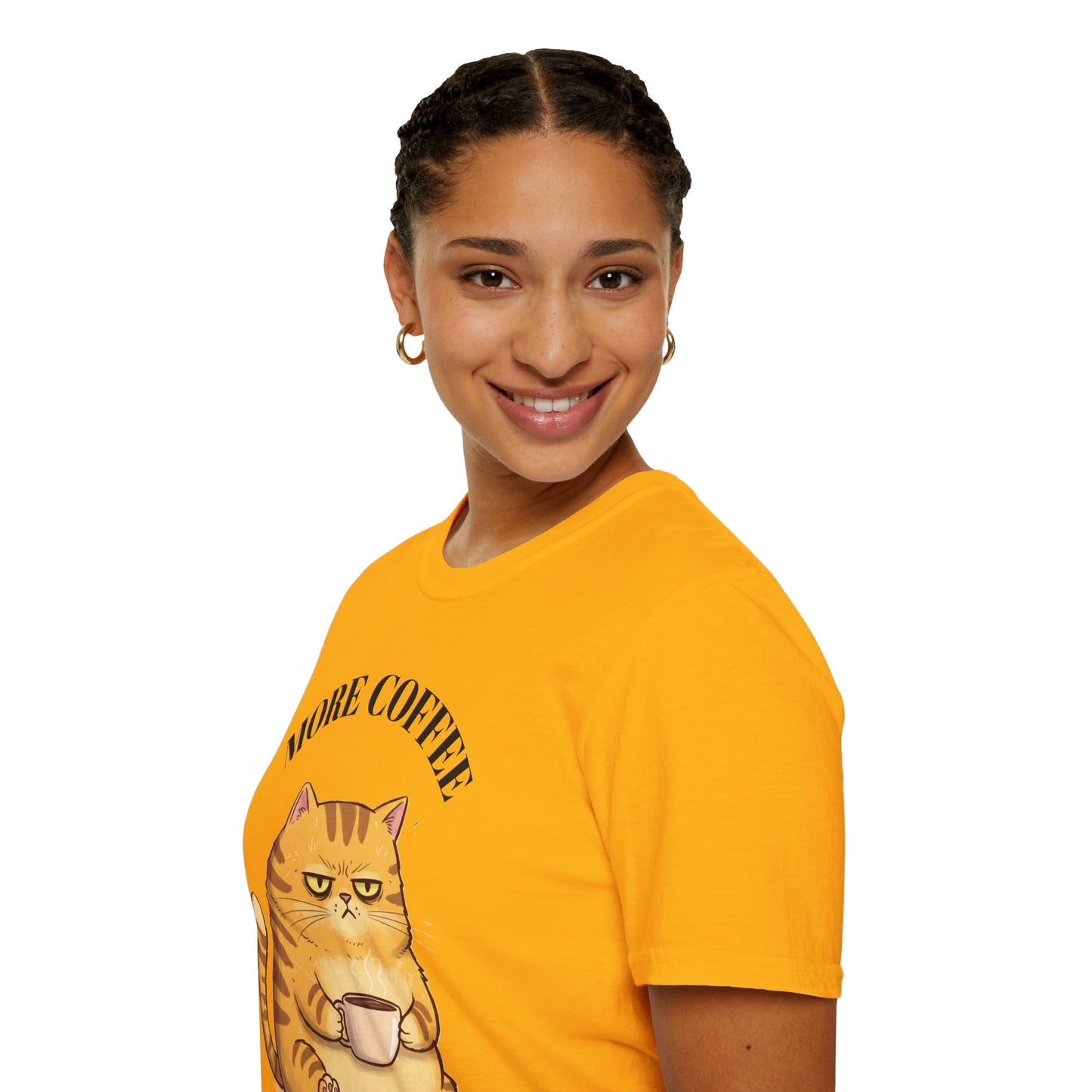 More Coffee-Unisex Softstyle T-Shirt