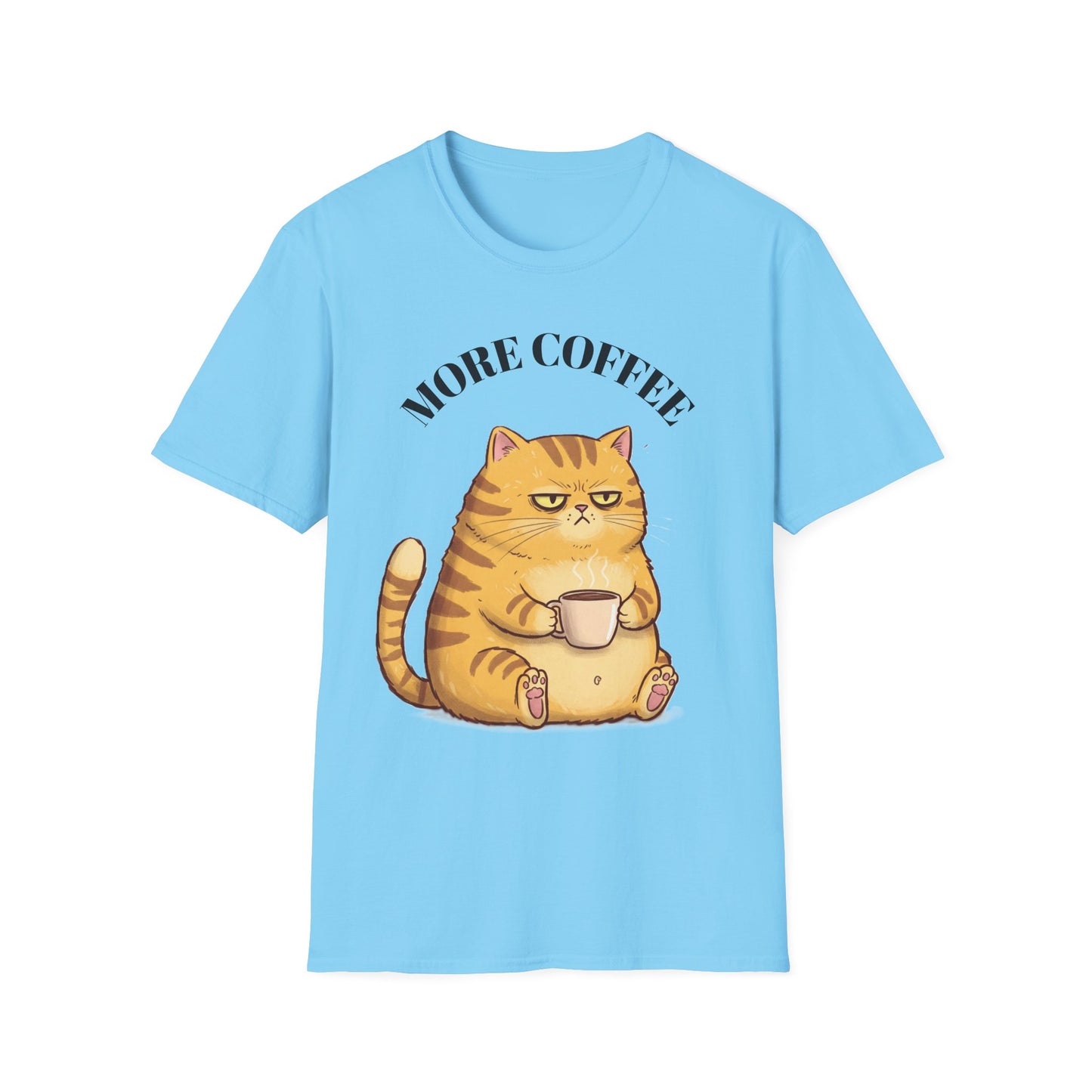 More Coffee-Unisex Softstyle T-Shirt