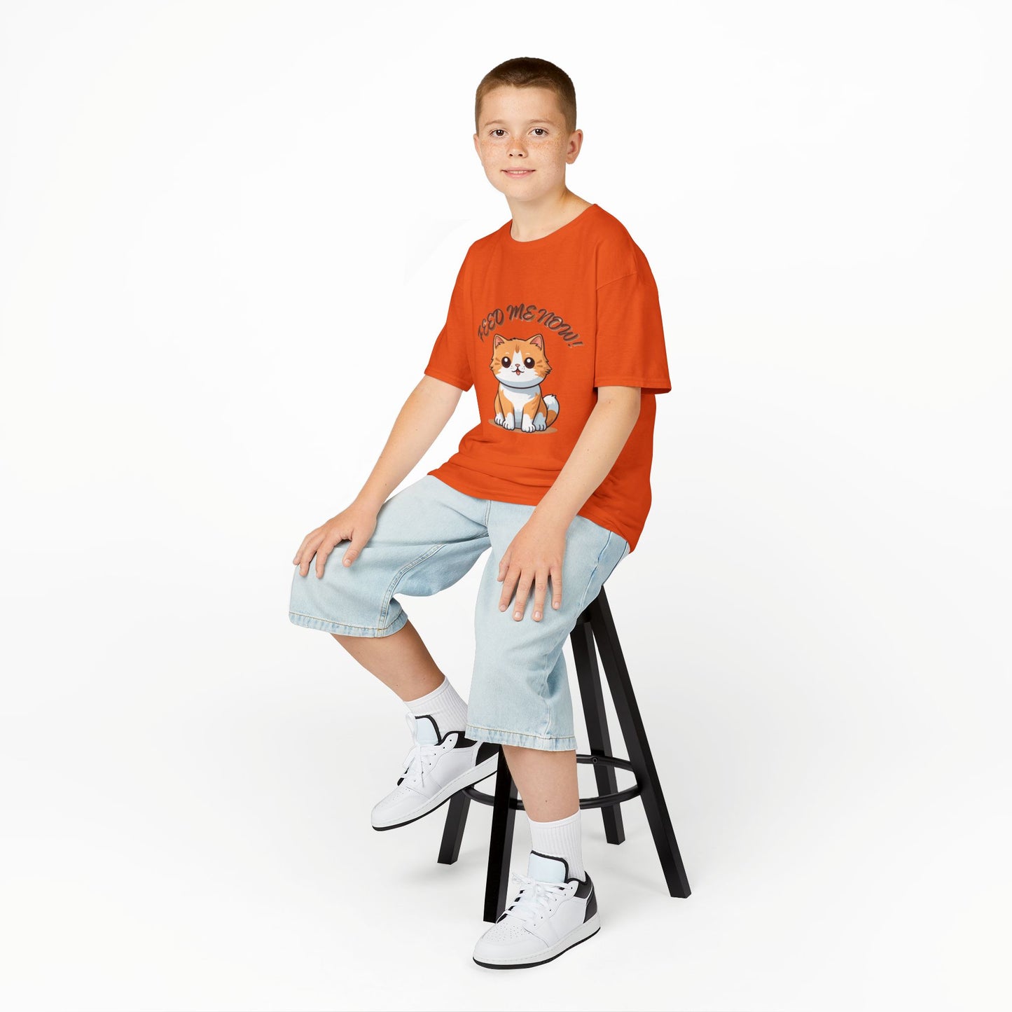 Cute Cat-Kids Heavy Cotton™ Tee