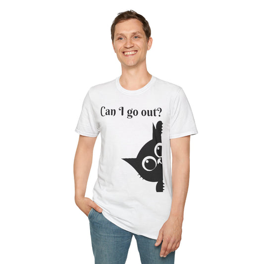 Black Cat-Unisex Softstyle T-Shirt