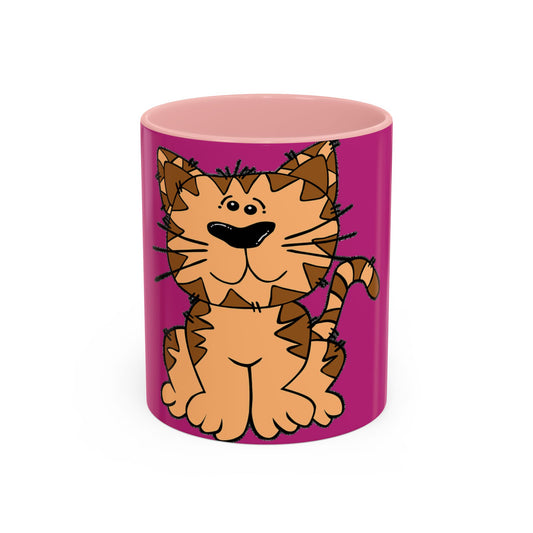 Cute Cat-Accent Coffee Mug (11 oz)