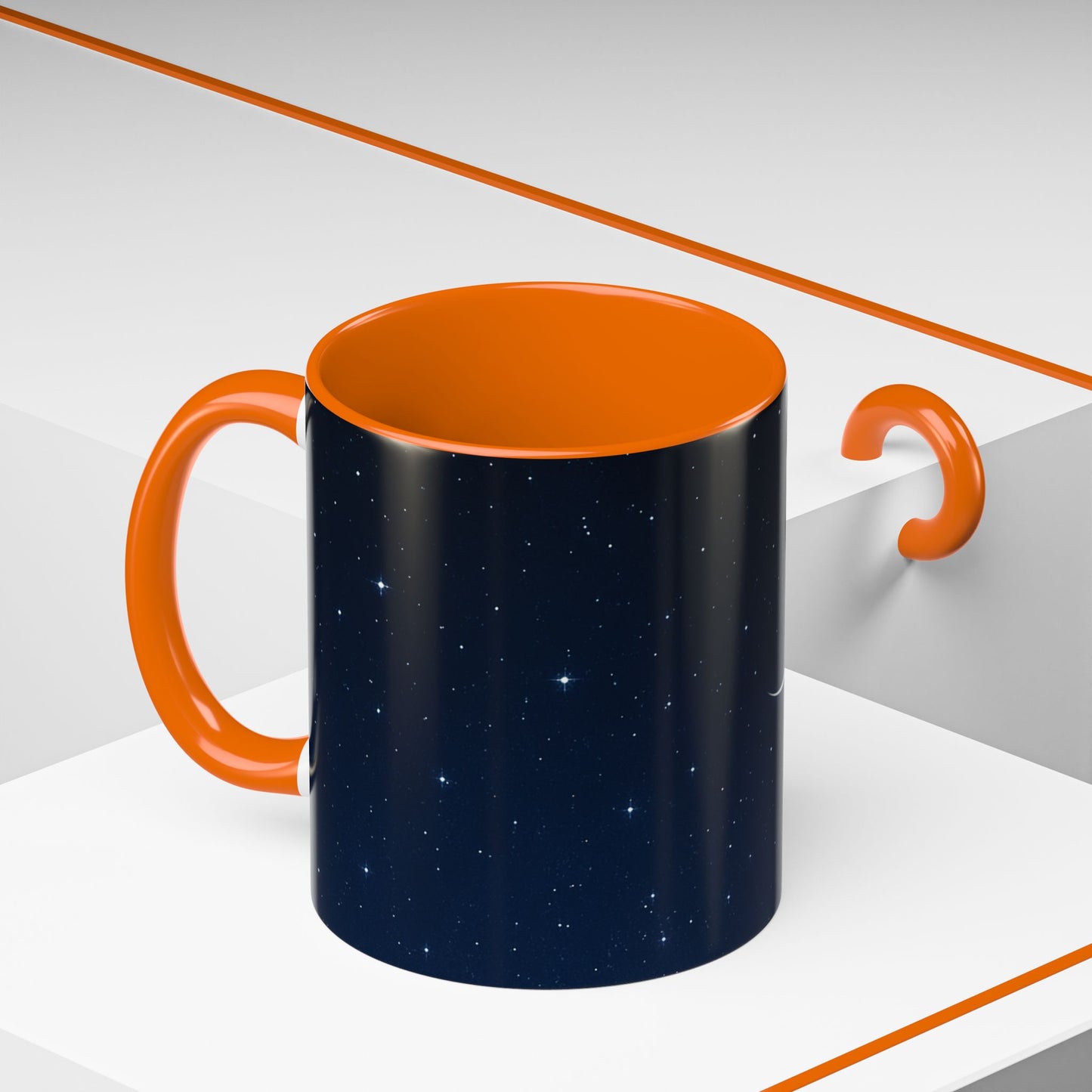 Crescent Cup-Accent Coffee Mug (11oz)