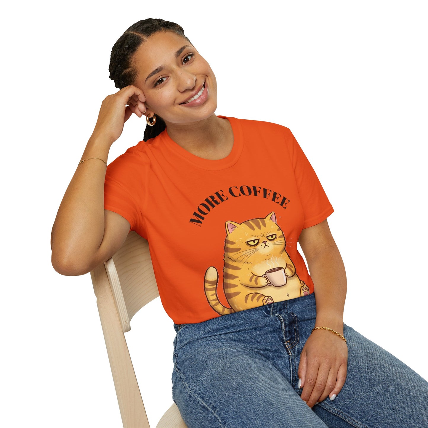 More Coffee-Unisex Softstyle T-Shirt