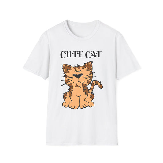Cute Cat-Unisex Softstyle T-Shirt