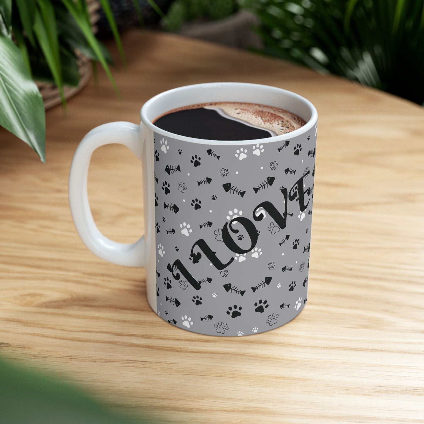 I love My dog-Ceramic Mug, (11oz)