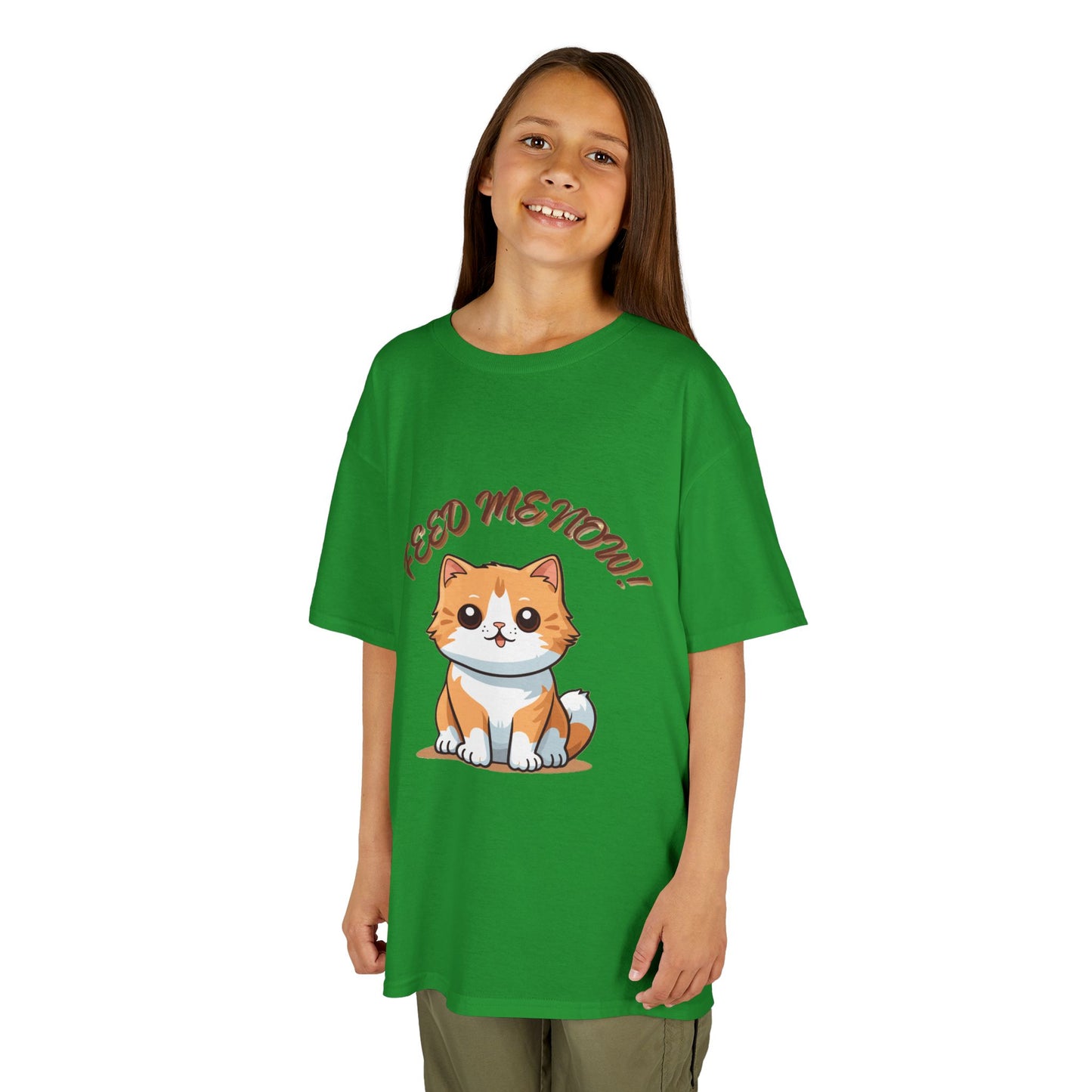 Cute Cat-Kids Heavy Cotton™ Tee